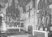 Wnętrze kościoła Sióstr Kapucynek – pocztówka z ok. 1905 r.