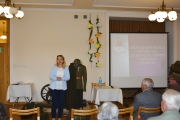 Dyrektor muzeum Pani Marta Tylza-Janosz wita na spotkaniu