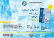 Plakat zapraszający na premierę Almanachu Kęckiego